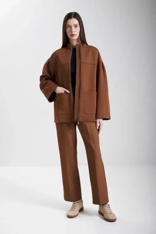 Толстовки MM by MaxMara CADICE 252692602 003 TOBACCO