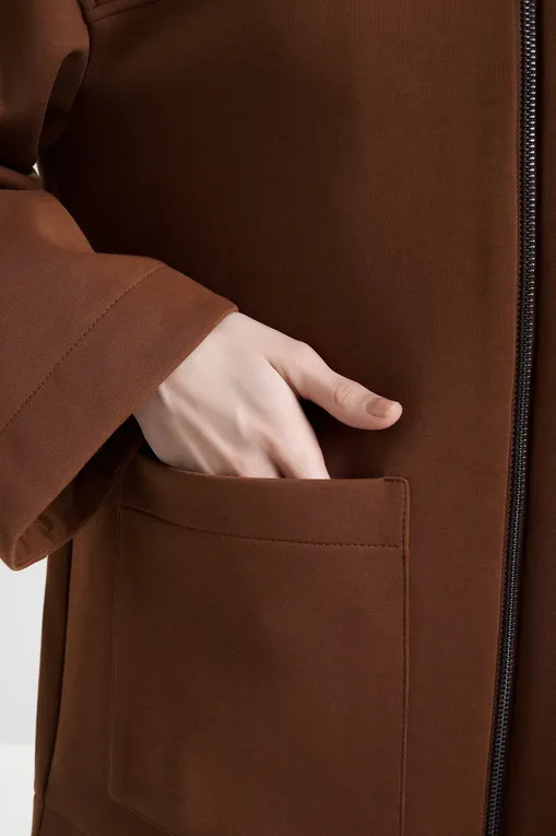 Толстовки MM by MaxMara CADICE 252692602 003 TOBACCO