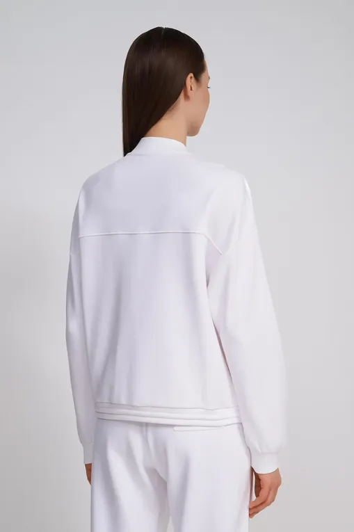 Толстовки MM by MaxMara DODO 251692101 001 OPTICAL WHITE
