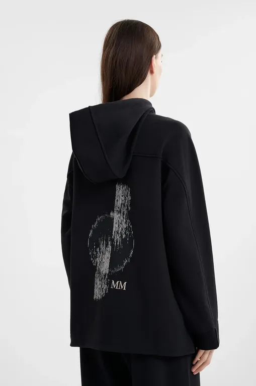 Толстовки MM by MaxMara MMLCLORO 261692101 004 BLACK