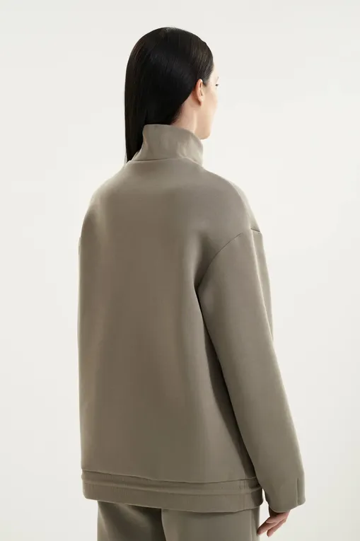 Толстовки MM by MaxMara MMLMADIA 261692104 003 HORN GREY GREEN