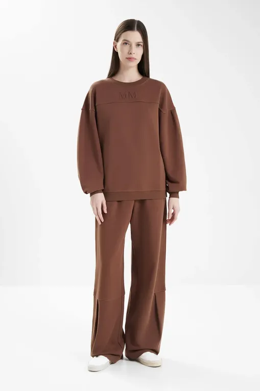 Толстовки MM by MaxMara MOGOL 252692601 002 TOBACCO