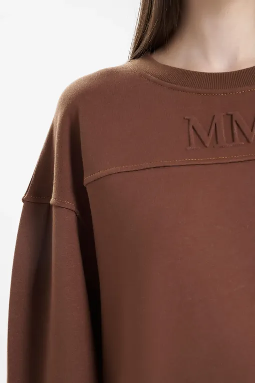 Толстовки MM by MaxMara MOGOL 252692601 002 TOBACCO