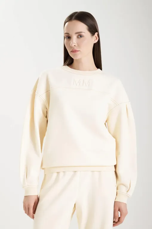 Толстовки MM by MaxMara MOGOL 252692601 001 IVORY