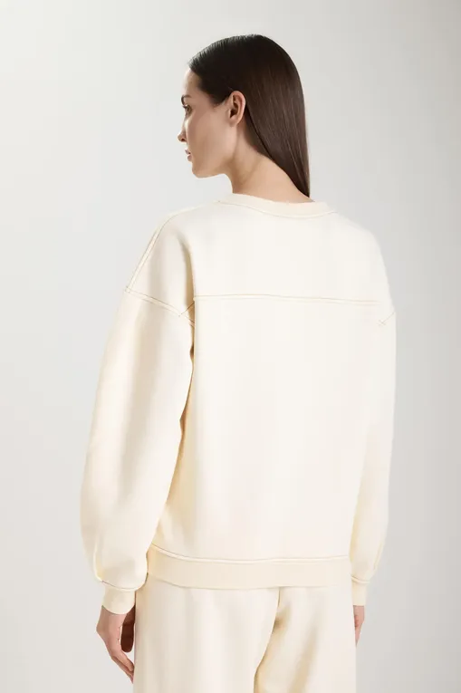 Толстовки MM by MaxMara MOGOL 252692601 001 IVORY