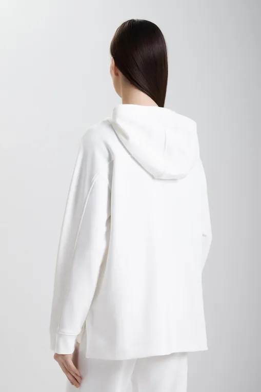 Толстовки MM by MaxMara ONORE 252692601 001 OPTICAL WHITE