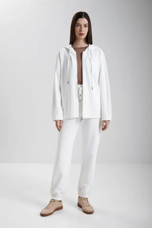 Толстовки MM by MaxMara ONORE 252692601 001 OPTICAL WHITE