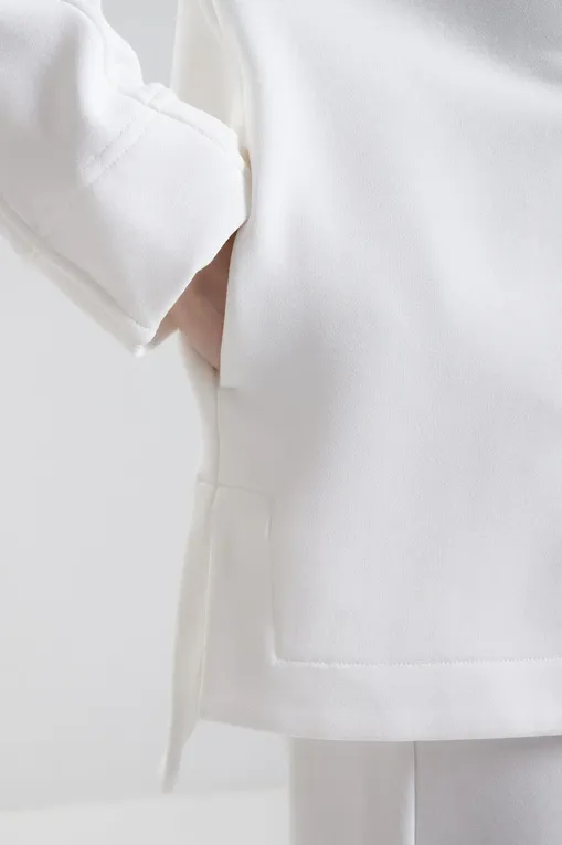 Толстовки MM by MaxMara ONORE 252692601 001 OPTICAL WHITE