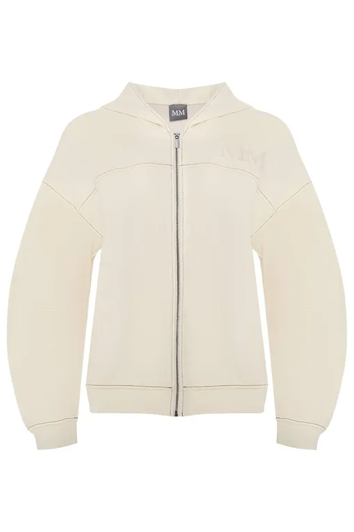 Толстовки MM by MaxMara YALE 252692604 001 IVORY
