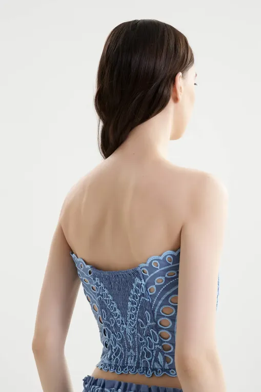 Топы Charo Ruiz Ibiza 263100 Blue Sealace