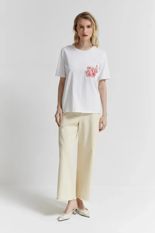 Футболки Diana Gallesi G442R000482N ( G3 ) 1 BIANCO OTTICO