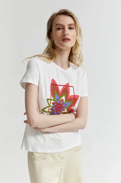 Футболки Diana Gallesi G445R000485N ( G3 ) S2 FIORI ROSSO