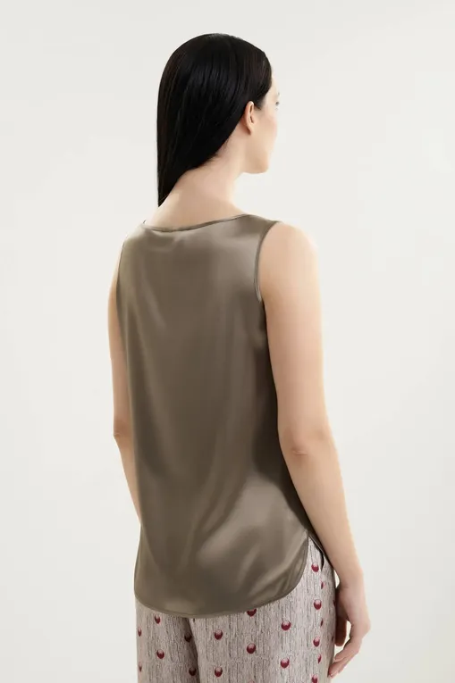 Топы MM by MaxMara MMLPAN 261616101 007 HORN GREY GREEN