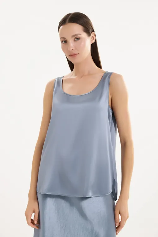 Топы MM by MaxMara MMLPAN 261616101 008 BLUE GREY