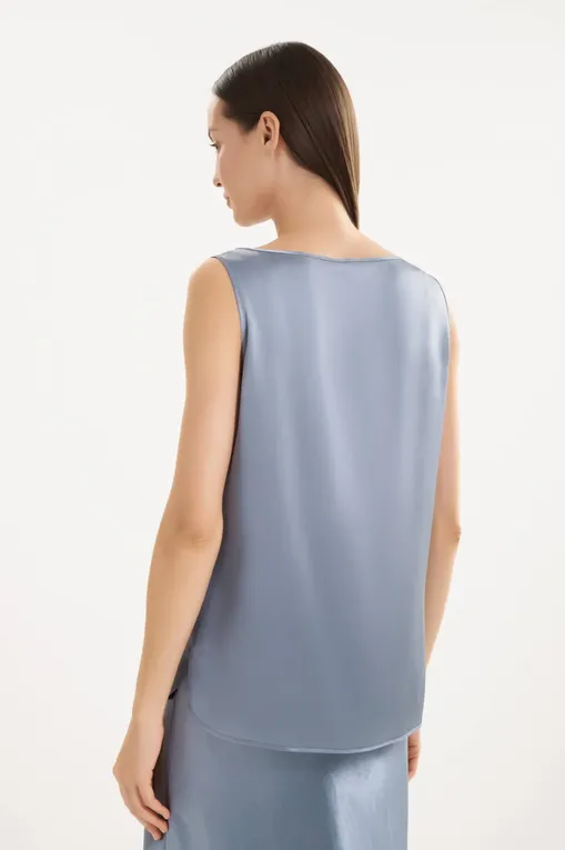 Топы MM by MaxMara MMLPAN 261616101 008 BLUE GREY