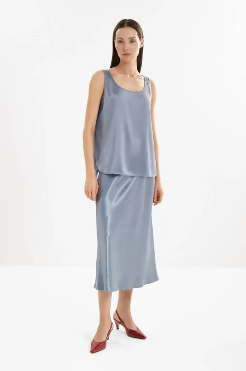 Топы MM by MaxMara MMLPAN 261616101 008 BLUE GREY