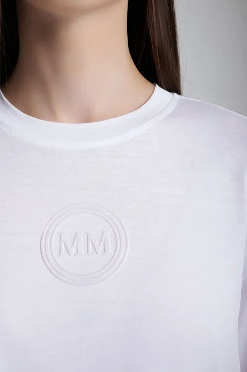 Лонгсливы MM by MaxMara SORRISO 252694606 001 OPTICAL WHITE