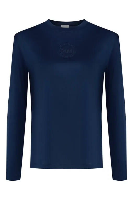 Лонгсливы MM by MaxMara SORRISO 252694606 004 NAVY