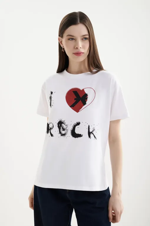 Футболки RICHMOND X UWA25283TS WHITE