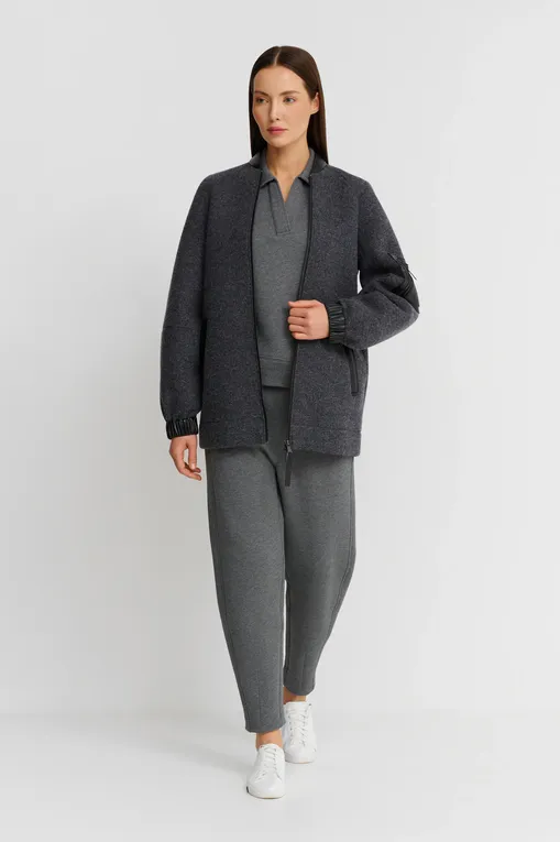 Куртки Max Mara Leisure LIMOSA 242690604 001 MEDIUM GREY