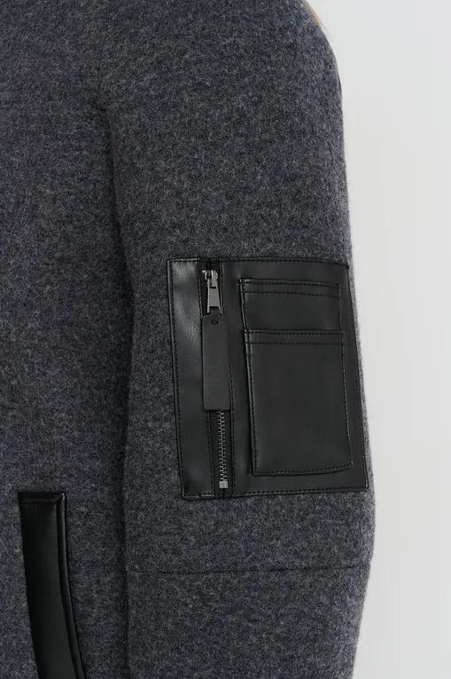 Куртки Max Mara Leisure LIMOSA 242690604 001 MEDIUM GREY