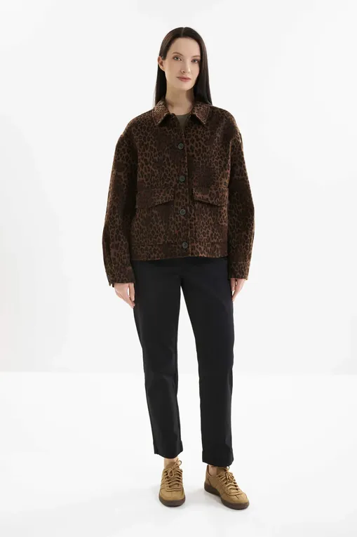 Куртки Mc2 Saint Barth BONNIBELLDOUBLE DARK LEOPARD 18