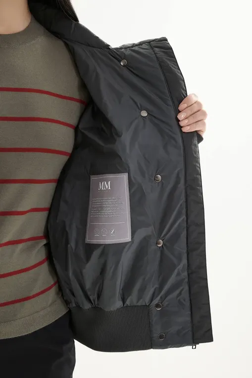 Куртки MM by MaxMara MMLAMACA 261648103 002 DARK GREY
