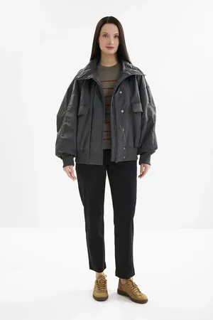 MM by MaxMara MMLAMACA 261648103 002 DARK GREY