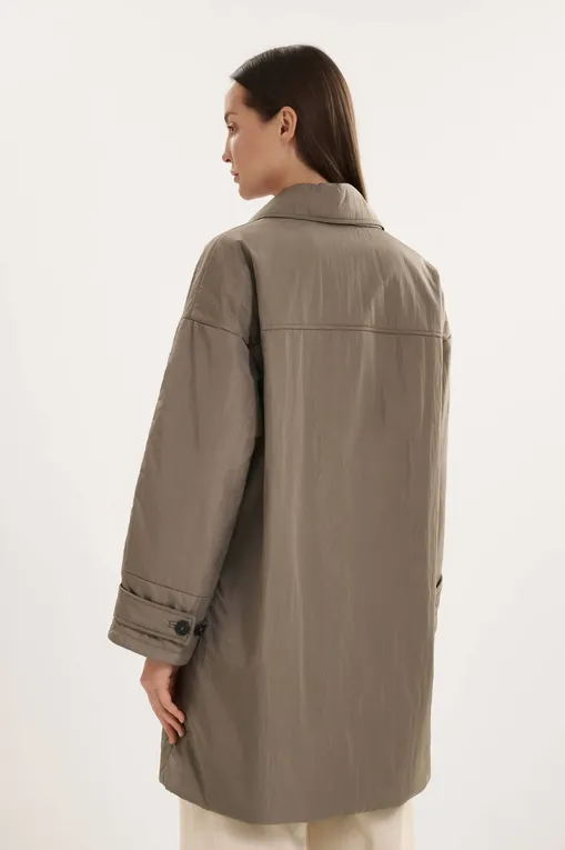 Куртки MM by MaxMara MMLEGIZI 261649101 001 HORN GREY GREEN