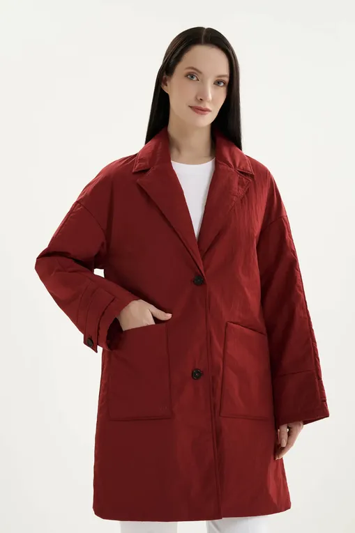 Куртки MM by MaxMara MMLEGIZI 261649101 003 DARK RED