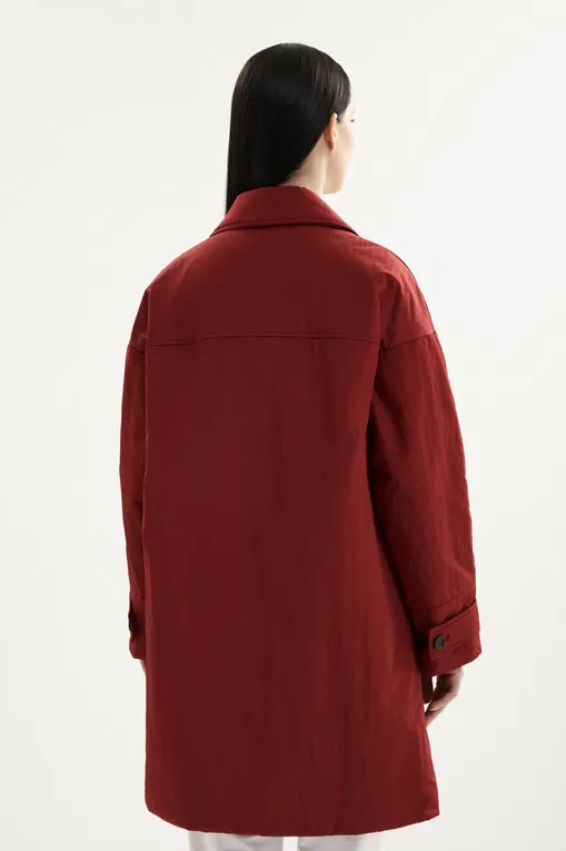 Куртки MM by MaxMara MMLEGIZI 261649101 003 DARK RED
