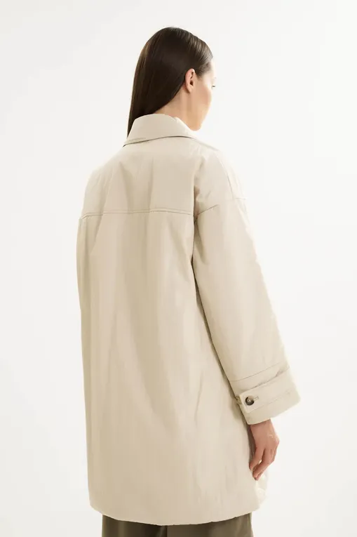 Куртки MM by MaxMara MMLEGIZI 261649101 004 IVORY