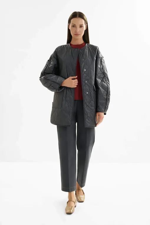 Куртки MM by MaxMara MMLSPIGA 261648104 030 DARK GREY
