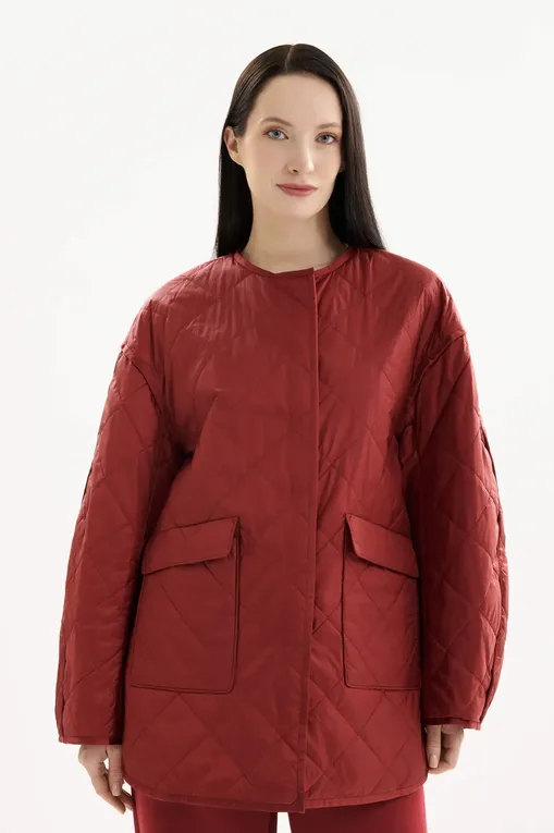 Куртки MM by MaxMara MMLSPIGA 261648104 056 DARK RED