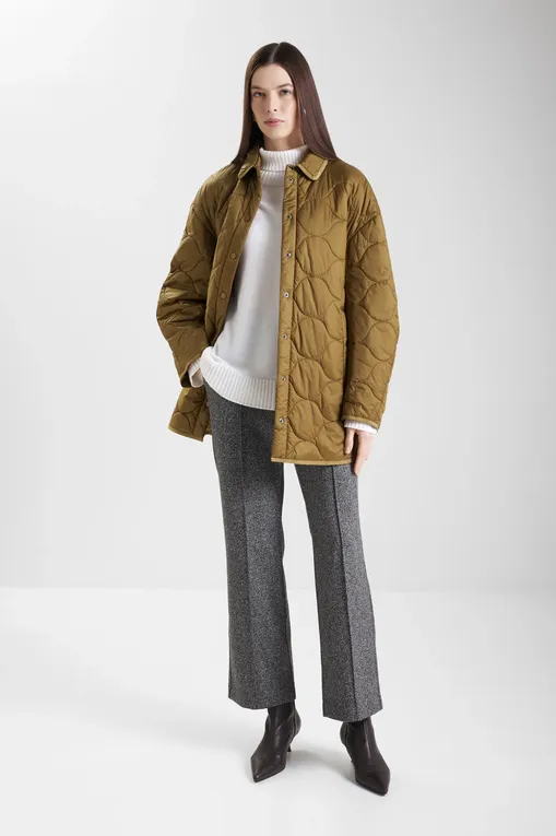 Куртки MM by MaxMara ZANTE 252648603 049 OLIVE GREEN