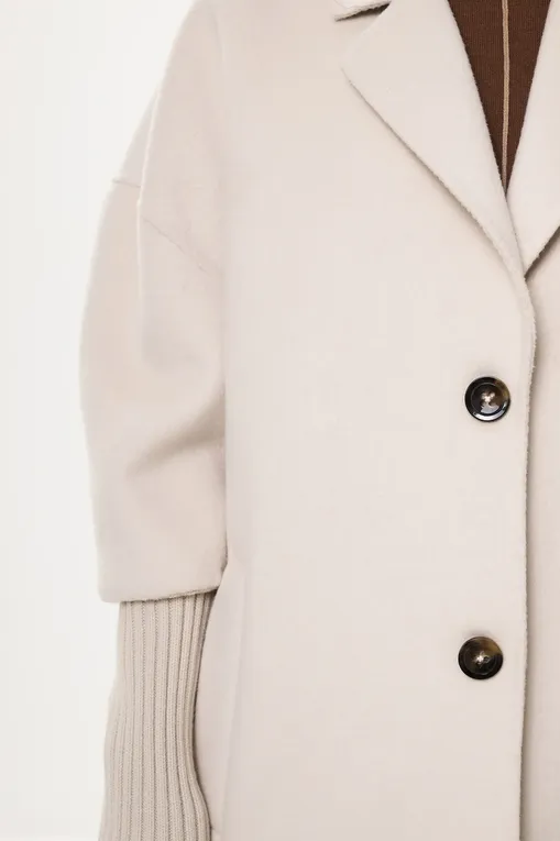 Пальто Diana Gallesi 0051R000443N 11 BIANCO LANA