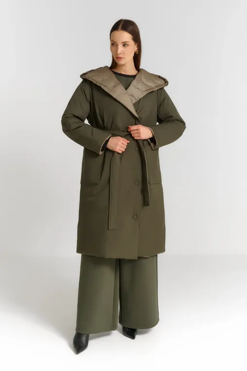 Пальто Diana Gallesi F593R001406N 25 MILITARE