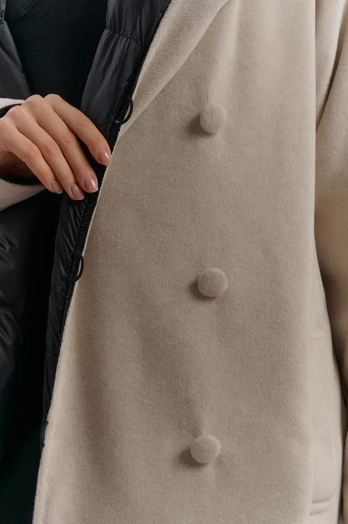 Пальто Gianfranco Ferre 008118 Black - Beige