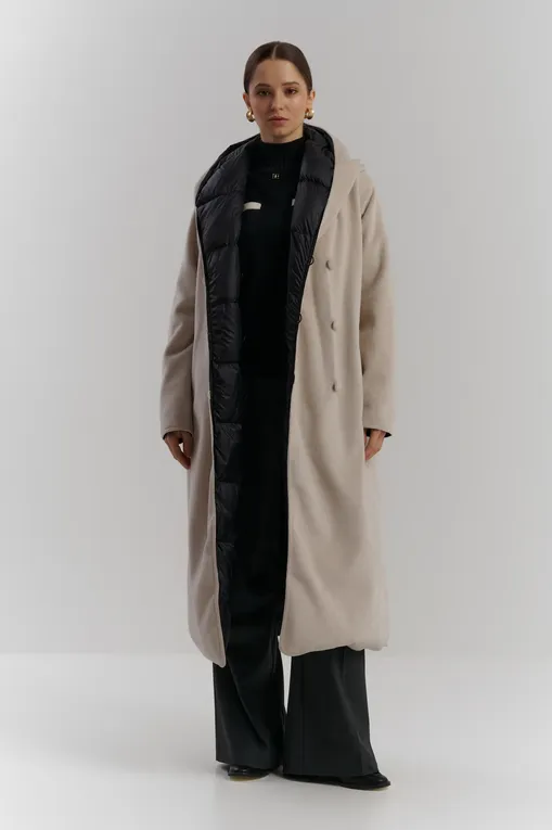 Пальто Gianfranco Ferre 008118 Black - Beige