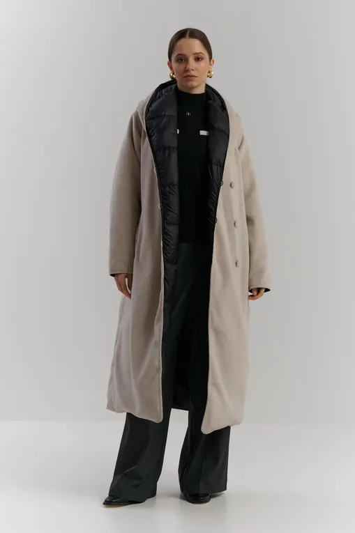 Пальто Gianfranco Ferre 008118 Black - Beige