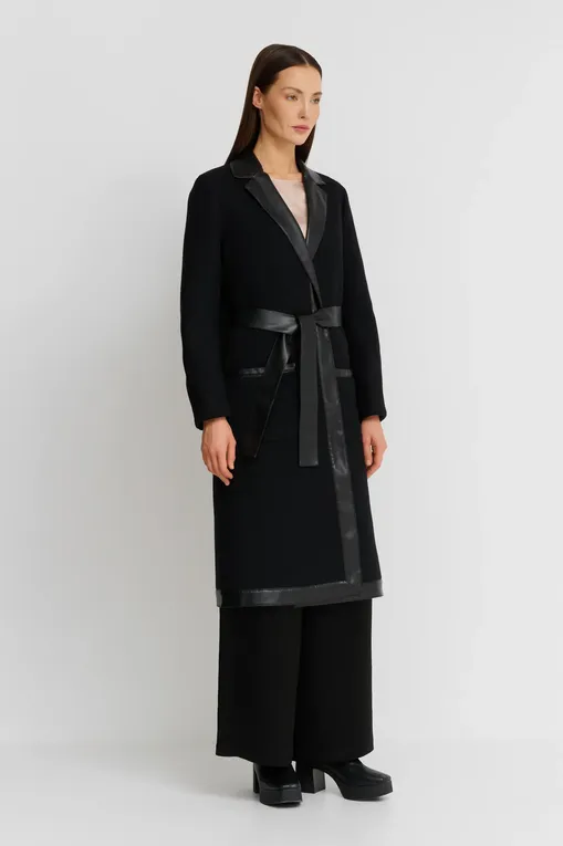 Пальто Max Mara Leisure LOTUS 242690602 002 BLACK