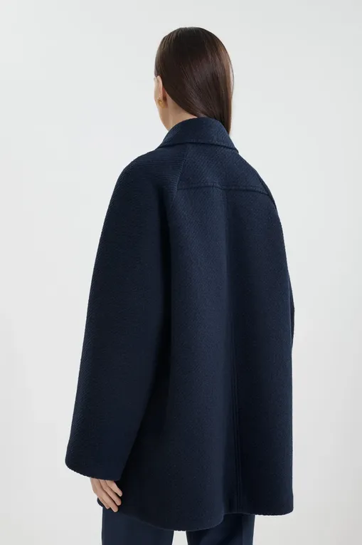 Пальто MM by MaxMara OBLIQUA 252690601 002 ULTRAMARINE