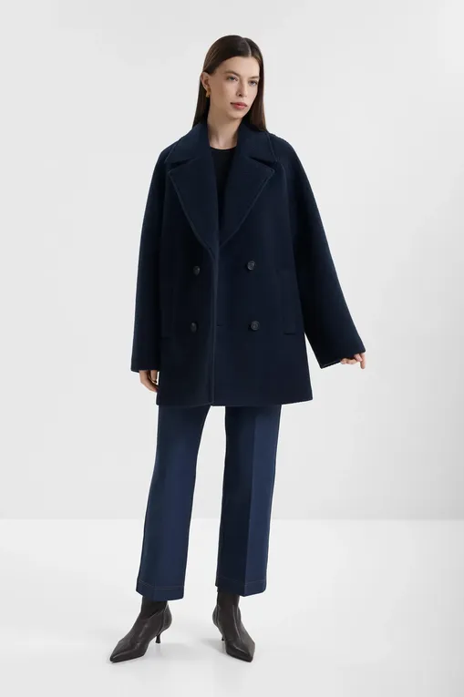 Пальто MM by MaxMara OBLIQUA 252690601 002 ULTRAMARINE