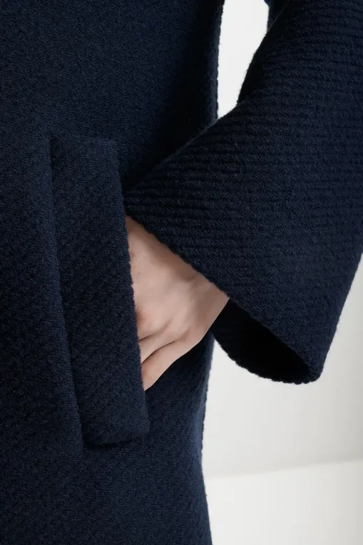 Пальто MM by MaxMara OBLIQUA 252690601 002 ULTRAMARINE