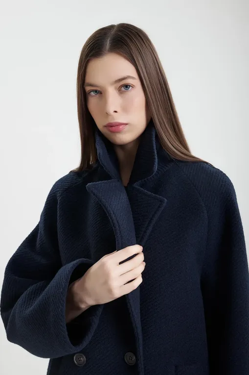 Пальто MM by MaxMara OBLIQUA 252690601 002 ULTRAMARINE