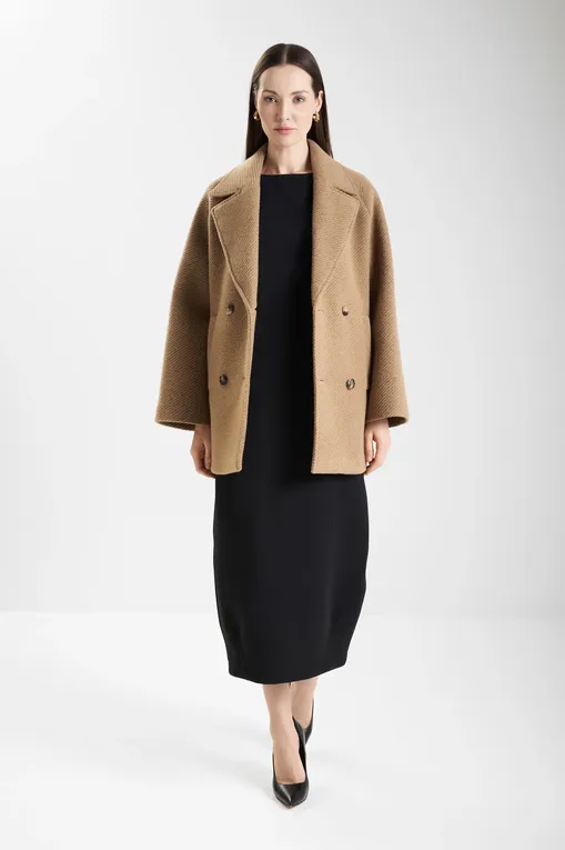 Пальто MM by MaxMara OBLIQUA 252690601 001 CAMEL