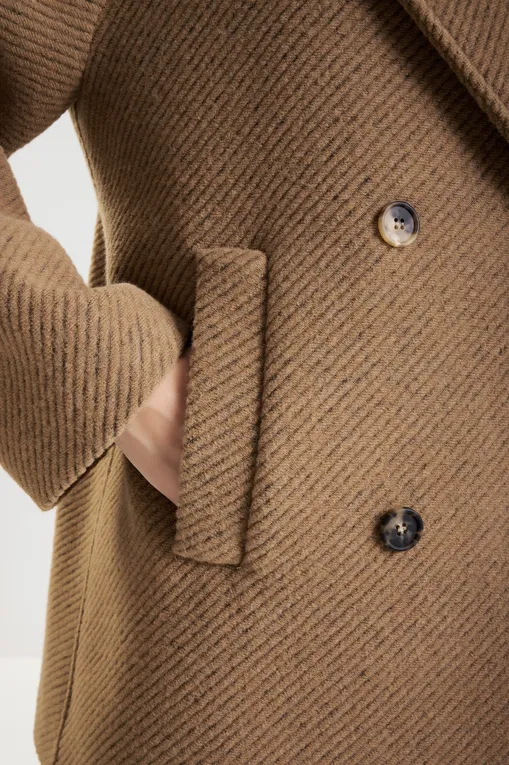 Пальто MM by MaxMara OBLIQUA 252690601 001 CAMEL