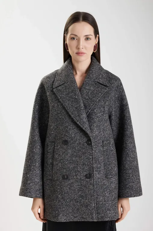 Пальто MM by MaxMara OBLIQUA 252690601 004 DARK GREY