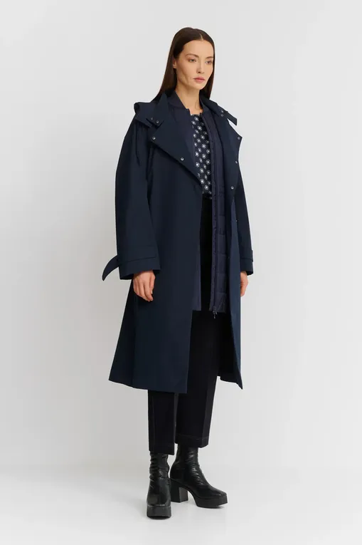 Плащи Max Mara CARTER 242603601 011 MIDNIGHTBLUE