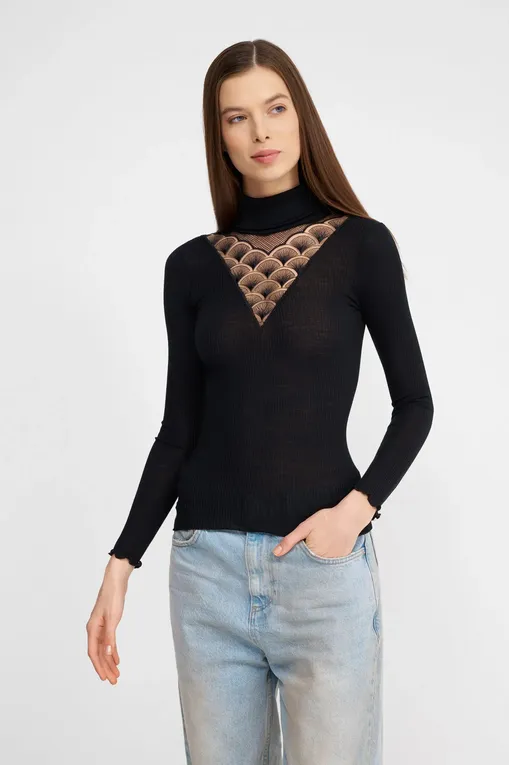 Водолазки Madiva INES ML DOLCEVITA 15 nero